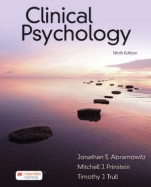 Clinical Psychology 9E Abramowitz TEST BANK