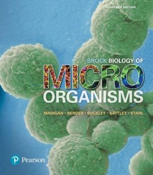 Brock Biology of Microorganisms 15/E Madigan TEST BANK