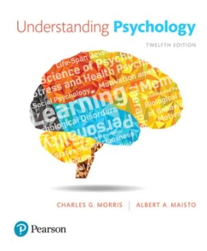 Understanding Psychology 12E Morris TEST BANK