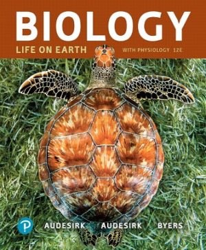 Biology Life on Earth with Physiology 12E Audesirk TEST BANK