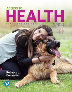 Access to Health 16E Donatelle TEST BANK