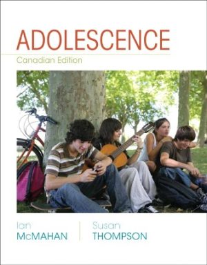 Adolescence 1E McMahan TEST BANK