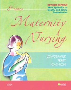 Maternity Nursing 8E Lowdermilk TEST BANK