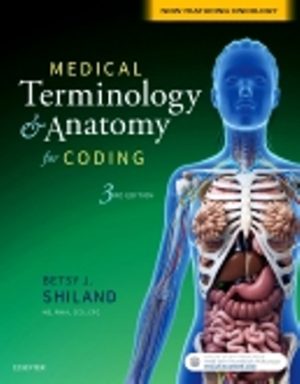 Medical Terminology and Anatomy for Coding 3E Shiland TEST BANK