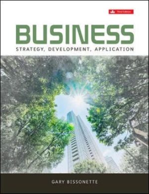 Business Strategy Development Application 3E Bissonette TEST BANK