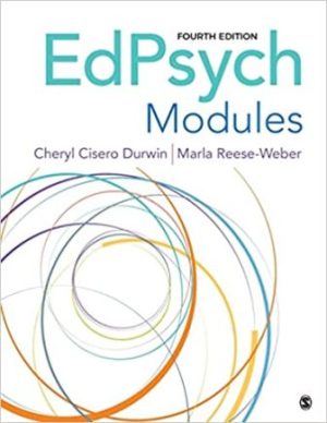EdPsych Modules 4E Durwin TEST BANK