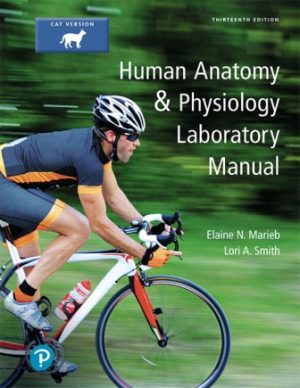Human Anatomy and Physiology Laboratory Manual Cat version 13E Marieb TEST BANK