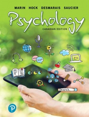 Psychology 1E Marin TEST BANK
