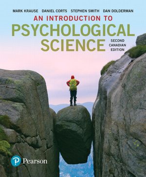 An Introduction to Psychological Science 2E Krause TEST BANK