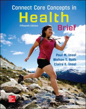 Connect Core Concepts in Health BRIEF Loose Leaf Edition 15E Insel TEST BANK