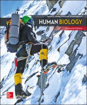Human Biology 16E Mader TEST BANK