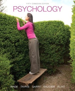 Psychology 5E Wade TEST BANK