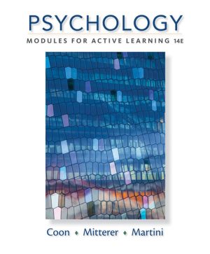 Psychology: Modules for Active Learning 14E Coon TEST BANK