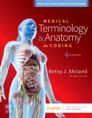 Medical Terminology and Anatomy for Coding 4E Shiland TEST BANK