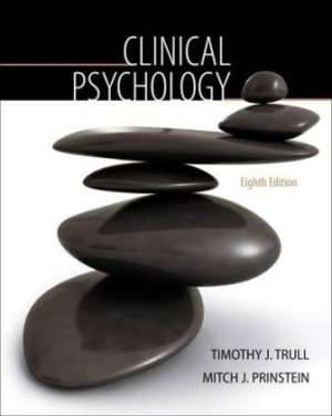 Clinical Psychology 8E Trull TEST BANK