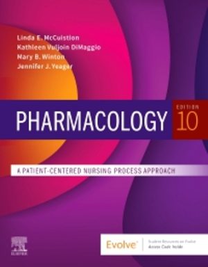 Pharmacology 10E McCuistion TEST BANK