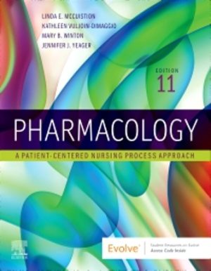 Pharmacology 11E McCuistion TEST BANK