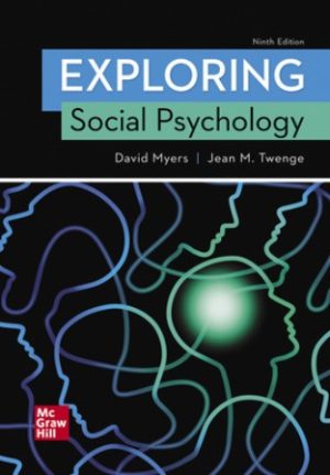 Exploring Social Psychology 9E Myers TEST BANK